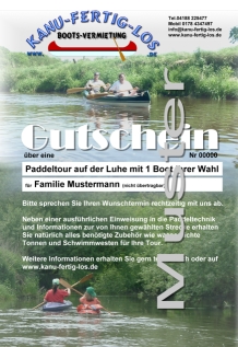 Muster Gutschein